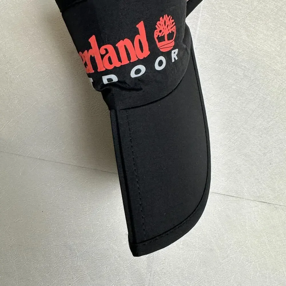Timberland Outdoor‎ Visor Hat Black Foldable Brim Adjustable Lightweight OS